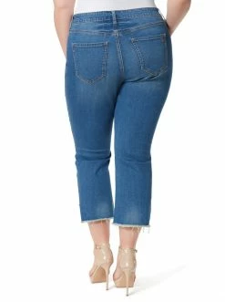 OJG Adored High Rise Kick Flare Jeans In Get On With It Clothing