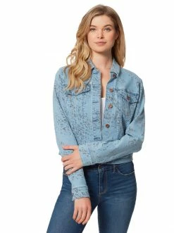 OJG Clothing Peony Jacket In Whirling Cheetah