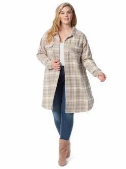 OJG Romi Shacket In Gardenia Shadow