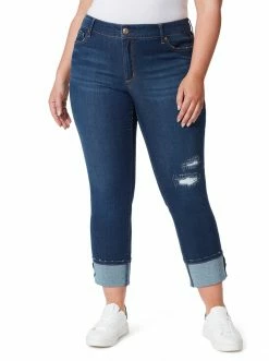 OJG Arrow Straight Ankle Jeans In Sea Wolf