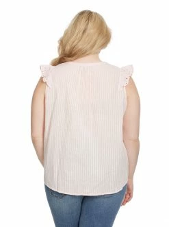 OJG Clothing Alisha Top In Chalk Pink