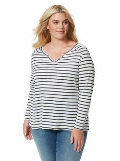 OJG Esma Top In Gardenia Stripe Clothing