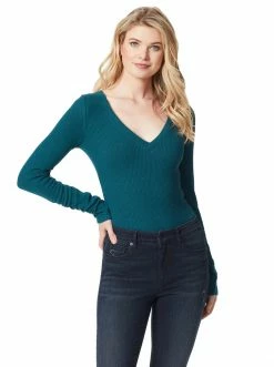 OJG Clothing Kira Bodysuit In Deep Teal