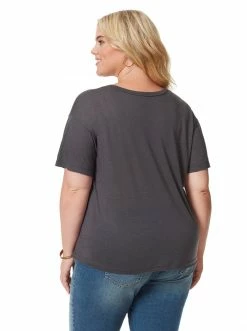 OJG Clothing Aitana Tee In Charcoal