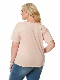 OJG Clothing Aitana Tee In Cameo Rose