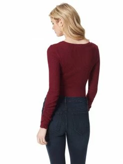 OJG Kira Bodysuit In Tawny Port