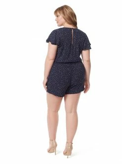 OJG Ilona Romper In Feathered Spots