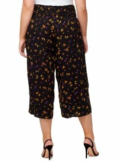 OJG Senna Pant In Black Stranded Petals