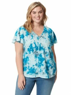 OJG Clothing Carly Tee In Turkish Tile Tie Dye