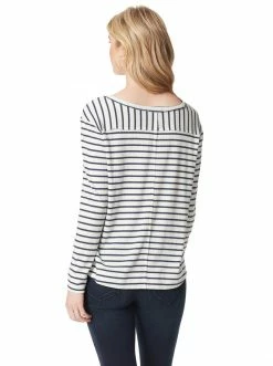 OJG Esma Top In Gardenia Stripe Clothing