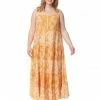 OJG New Arrivals Alanis Tier Dress In Palm Bliss