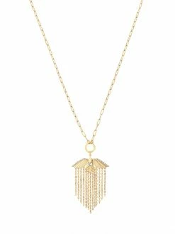 Centric Brands - Jewelry Bird Fringe Pendant Necklace