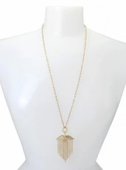 Centric Brands - Jewelry Bird Fringe Pendant Necklace