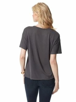 OJG Clothing Aitana Tee In Charcoal