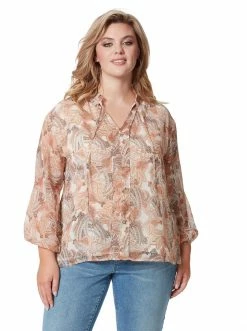 OJG New Arrivals Celeste Top In Wild Paisley