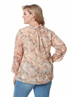 OJG New Arrivals Celeste Top In Wild Paisley