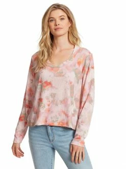 OJG Melinda Top In Crabapple Tie Dye