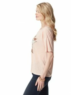 OJG Clothing Aitana Tee In Cameo Rose
