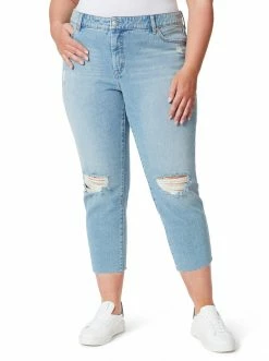 OJG Clothing Spotlight High Rise Straight Jeans In Last Light