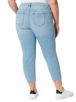 OJG Clothing Spotlight High Rise Straight Jeans In Last Light