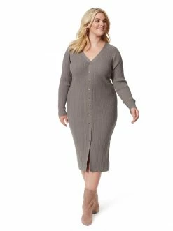 OJG Austyn Dress In Charcoal
