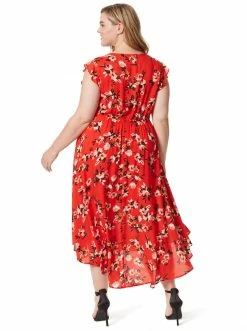 OJG Gabbie Dress In Sporadic Blooms Clothing