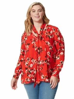OJG Dazed Blouse In Sporadic Blooms Clothing