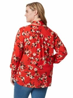OJG Dazed Blouse In Sporadic Blooms Clothing