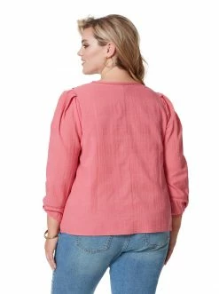 OJG Clothing Ariel Blouse In Desert Rose
