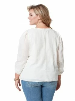 OJG Clothing Ariel Blouse In Gardenia