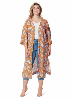 OJG Clothing Blakely Duster In Mini Amazon Floral