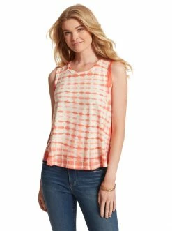 OJG Clothing Knox Tank In Emberglow Tie Dye