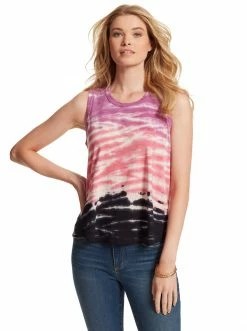 OJG Clothing Knox Tank In Confetti Tie Dye