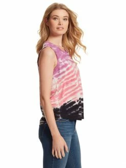 OJG Clothing Knox Tank In Confetti Tie Dye