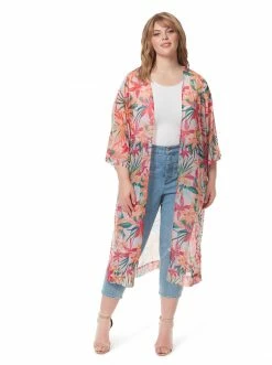 OJG New Arrivals Blakely Duster In Floral Canopy