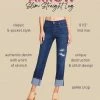 OJG Arrow Straight Ankle Jeans In Sea Wolf