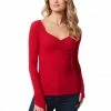 OJG Marlowe Top In Tango Red Clothing