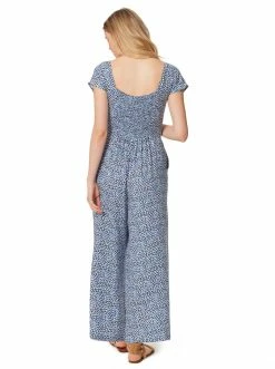 OJG Forest Jumpsuit In Paint Daubs Clothing