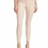 OJG Kiss Me Ankle Skinny High Rise Jeans In Peach Blush Clothing
