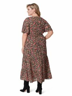 OJG Naomi Dress In Garden Escape
