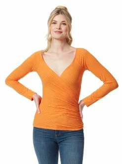 OJG Clothing Kiki Top In Orange Ochre