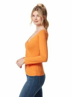 OJG Clothing Kiki Top In Orange Ochre