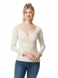 OJG Kiki Top In Canterelle Stripe