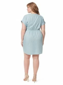 OJG New Arrivals Rayne Wrap Dress In Shirby