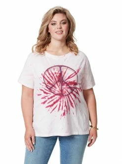 OJG Clothing Chelsea Graphic Tee In Peace Sign