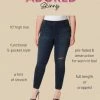 OJG Adored Ankle Skinny Jeans In Sevy Clothing