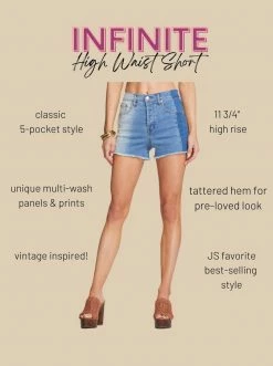 OJG Infinite High Waist Short In Born To Fly New Arrivals