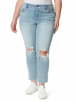 OJG Spotlight High Rise Straight Jeans In Sweet Words Clothing