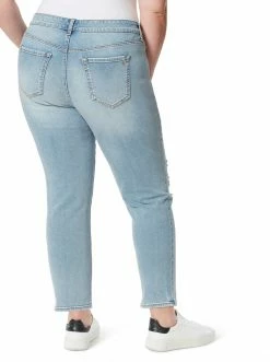 OJG Spotlight High Rise Straight Jeans In Sweet Words Clothing