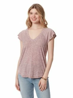 OJG Clothing Gracie Tee In Crushed Berry